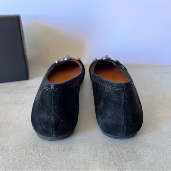 Coach Leila Ballet Black Suede Flats size 7 - Picture 8 of 13